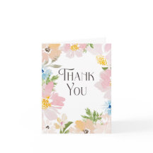 Tack för att du får en vattenfärgad blomning