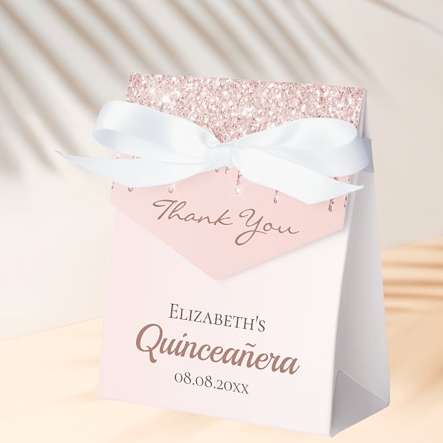 Tack för att du får ett tack för Quinceanera ro gu Presentaskar (Skapare uppladdad)