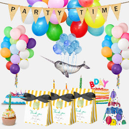 Tack för att du färgade gult rand födelsedag presentaskar