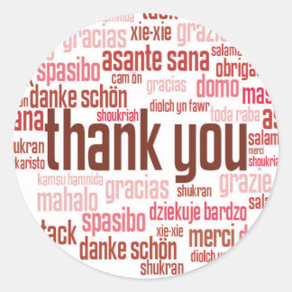 Tack för att du färgat det röda kuvertklistermärke runt klistermärke