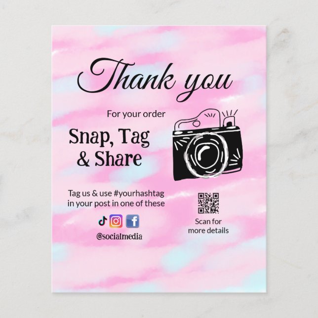 Tack för att du fäster märkrn  mediakamera lägga t (Framsida)