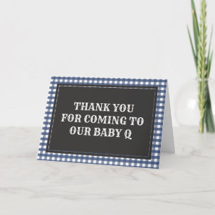 Tack för att du fick baby Q-flottans babykläder Kort
