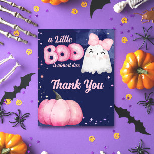 Tack för att du fick en liten boo Halloween-flicka