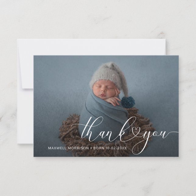 Tack för att du fick ett meddelande om hjärtförlos inbjudningar (Framsida)