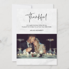 Tack för att du fick ett tacksamt Photo Grått Marb