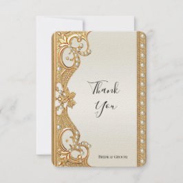 Tack för att du fick guld Ornate White Peares