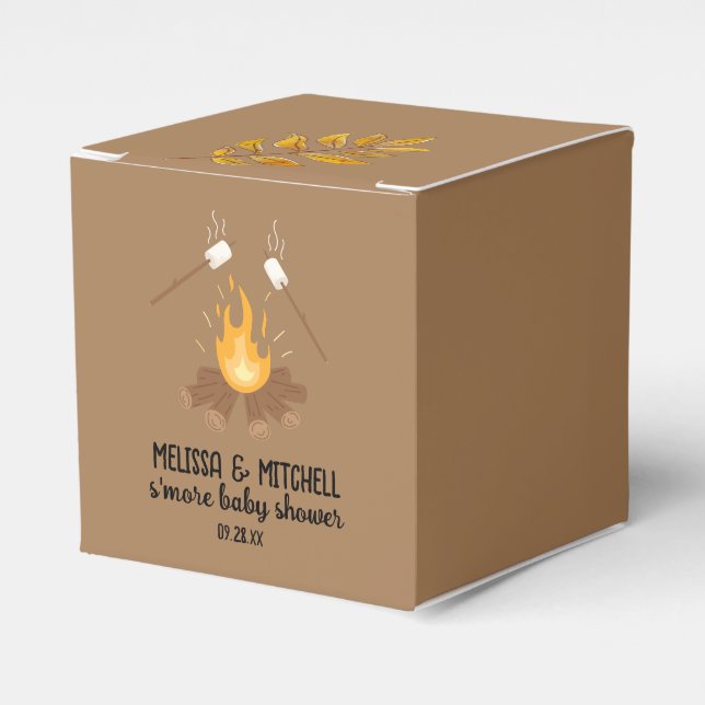 Tack för att du fick mer campfire-babydusch presentaskar (Framsidan Sidan)