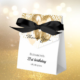 Tack för att du fick nyheterna guld glitter presentaskar