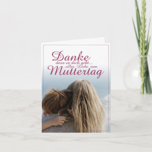 Tack för att du finns, mors dag, mamma & barn kort