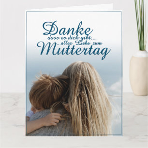 Tack för att du finns, mors dag, mamma & barn kort