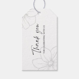 Tack för att du firar med oss presentetikett