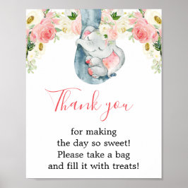 Tack för att du föredrar ett barn som duschar av e poster