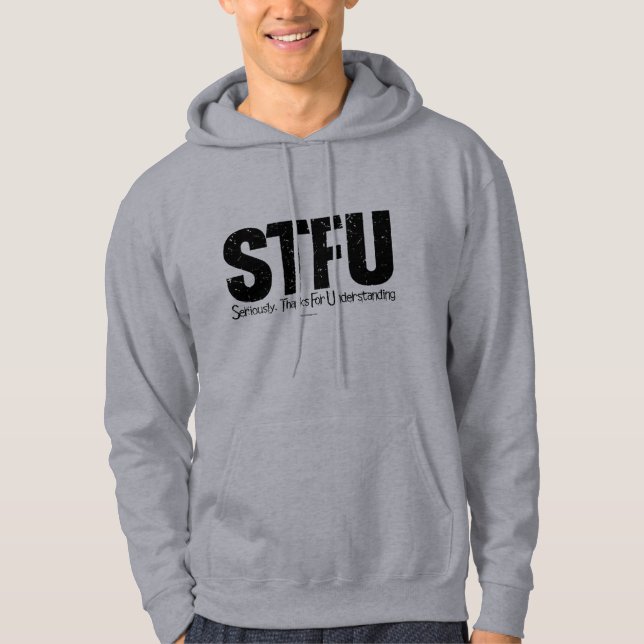 Tack för att du förstod Hoodie. Hoodie (Framsida)