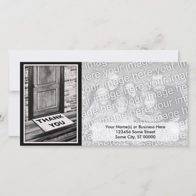 Tack för att du fotograferade dörrmattan (Framsida)