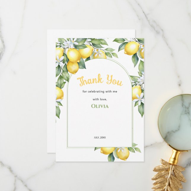 Tack för att du fyller år med citru. kort (Fram/Back In Situ)