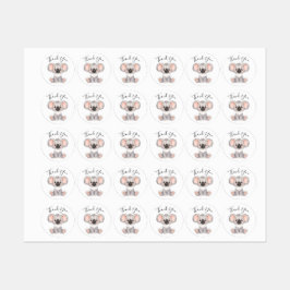 Tack för att du fyller på koala-märkning klistermärke