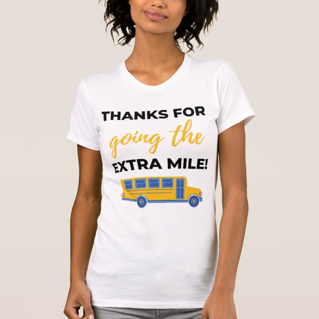 Tack för att du gått extra mil t shirt (Framsida)