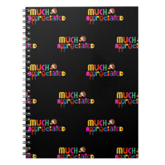 Tack för att du gav en svart färgstark bild. anteckningsbok