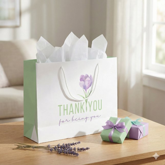 Tack för att du ger dig själv (Show your gratitude with this, "Thank you for being you" gift bag! )