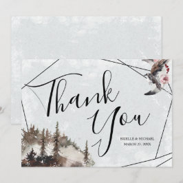 Tack för att du gift dig med Raven och Moon Inbjudningar