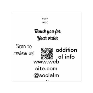 Tack för att du granskar vår logotyp för orderskan självfärgande stämpel