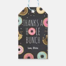 Tack för att du gynnar presenter märkre Girl Rosa  Presentetikett