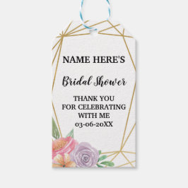 Tack för att du har Blommigten Märkre Favoriter Gu Presentetikett