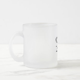 Tack för att du har elegant anpassningsbar c frostad glasmugg