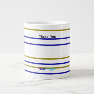 Tack för att du har elegant anpassningsbar c jumbo mugg