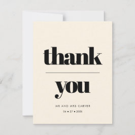 Tack för att du har en enkel elegant och chic bröl