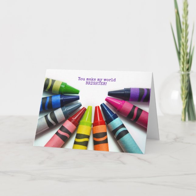 Tack för att du har en färglös halvcirkel kort (Framsida)