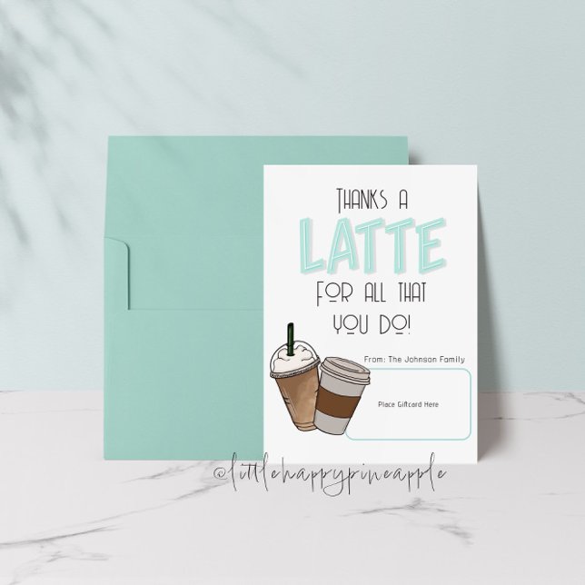 Tack för att du har ett litet presentkort inbjudningar (Skapare uppladdad)