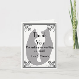 Tack för att du har ett modernt katat i Bröllop