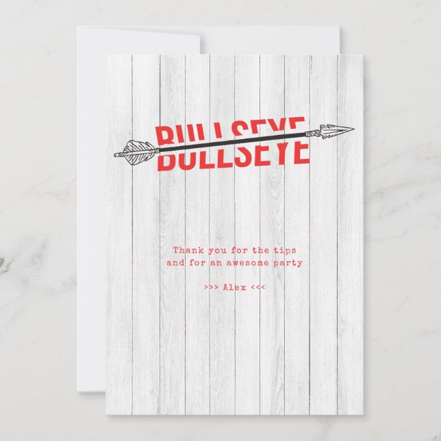 Tack för att du har fått en arrow Archery-sport (Framsida)