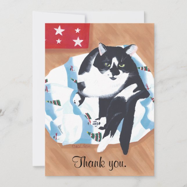 Tack för att du har julkort. julkort (Framsida)