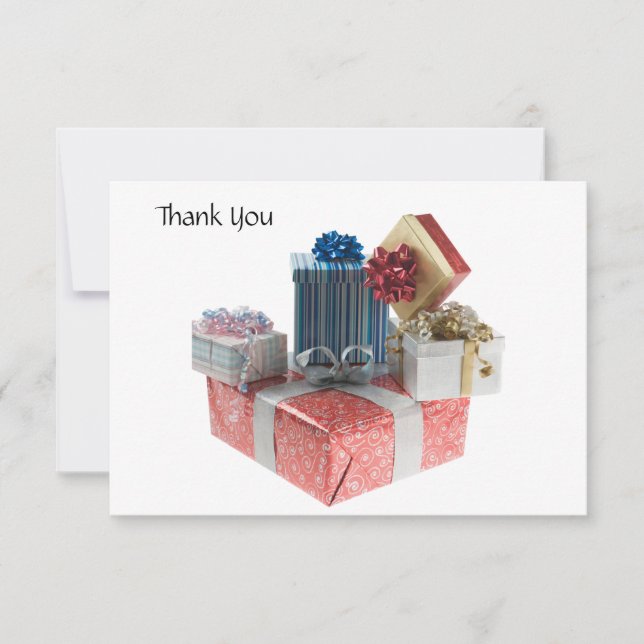 Tack för att du har kortboxar med gåvor (Framsida)