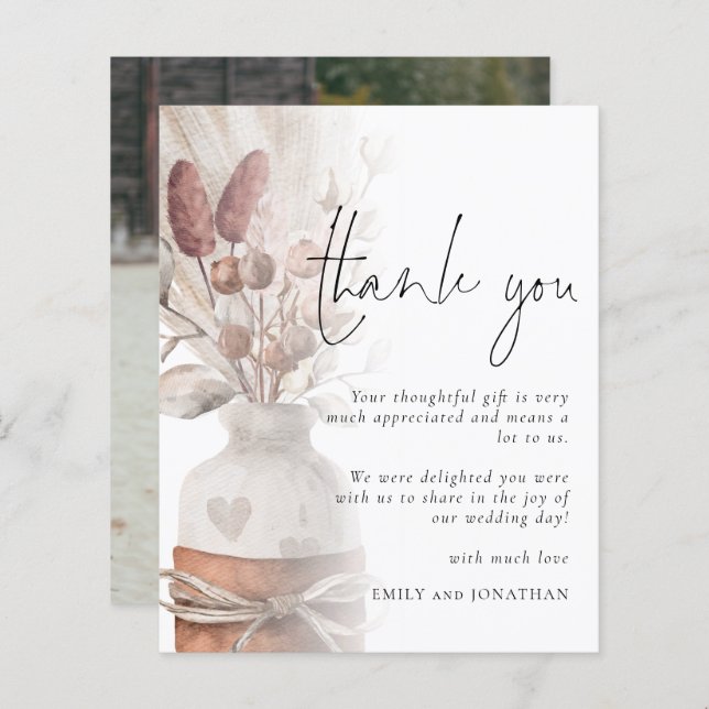 Tack för att du har lagt över fotopatset Bröllop (Fram/baksida)