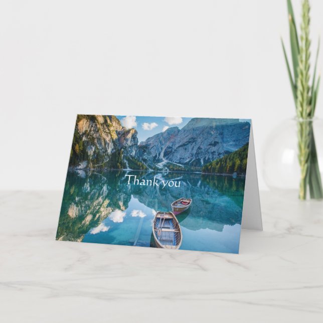 Tack för att du har landskapskonstruktion för Sjö- Kort (Framsida)