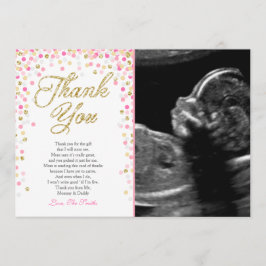 Tack för att du har rosan Confetti Guld