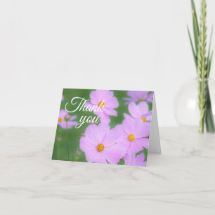 Tack för att du har vikt kort med blommor från Jo