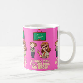 Tack för att du hjälper mig att växa kaffemugg