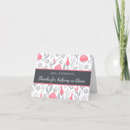 Tack för att du hjälper oss Bloom att tacka ditt k