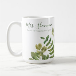 Tack för att du hjälpte mig att växa Mugg