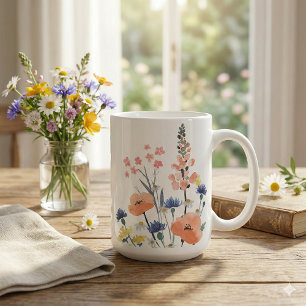 Tack För Att Du Hjälpte Mig Blomma Mugg