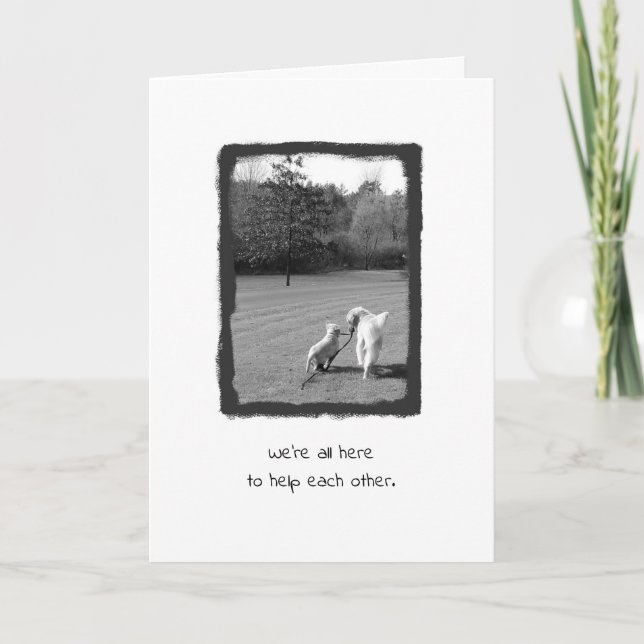 Tack för att du hjälpte mig! kort (Framsida)