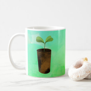 Tack för att du hjälpte mig växa! kaffemugg