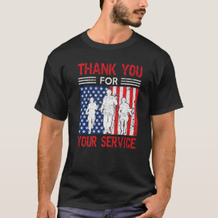 Tack för att du hjälpte Patriotic Veterans idag T Shirt