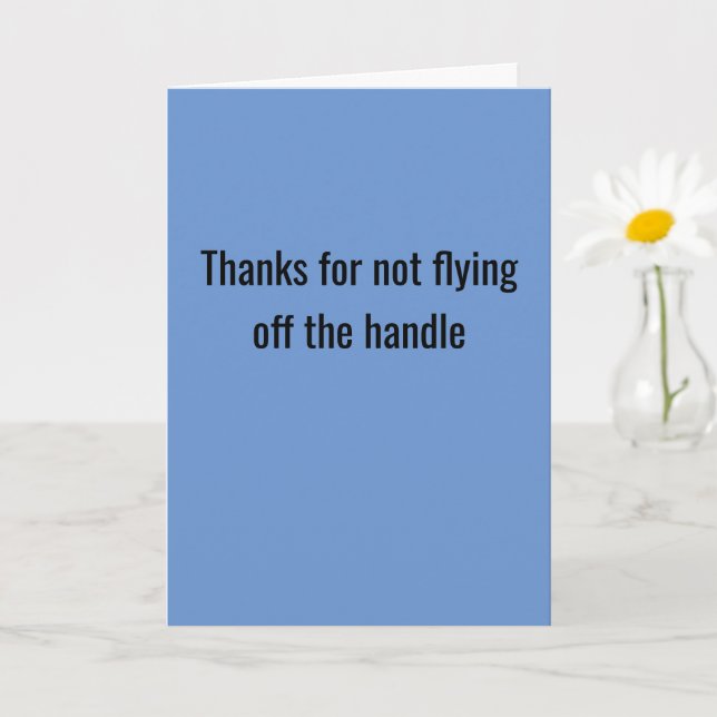 Tack för att du inte flög av handdatorn kort (Liten växt)