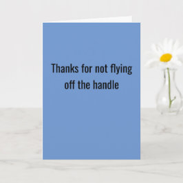 Tack för att du inte flög av handdatorn kort