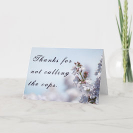 Tack för att du inte ringer till butikerna kort